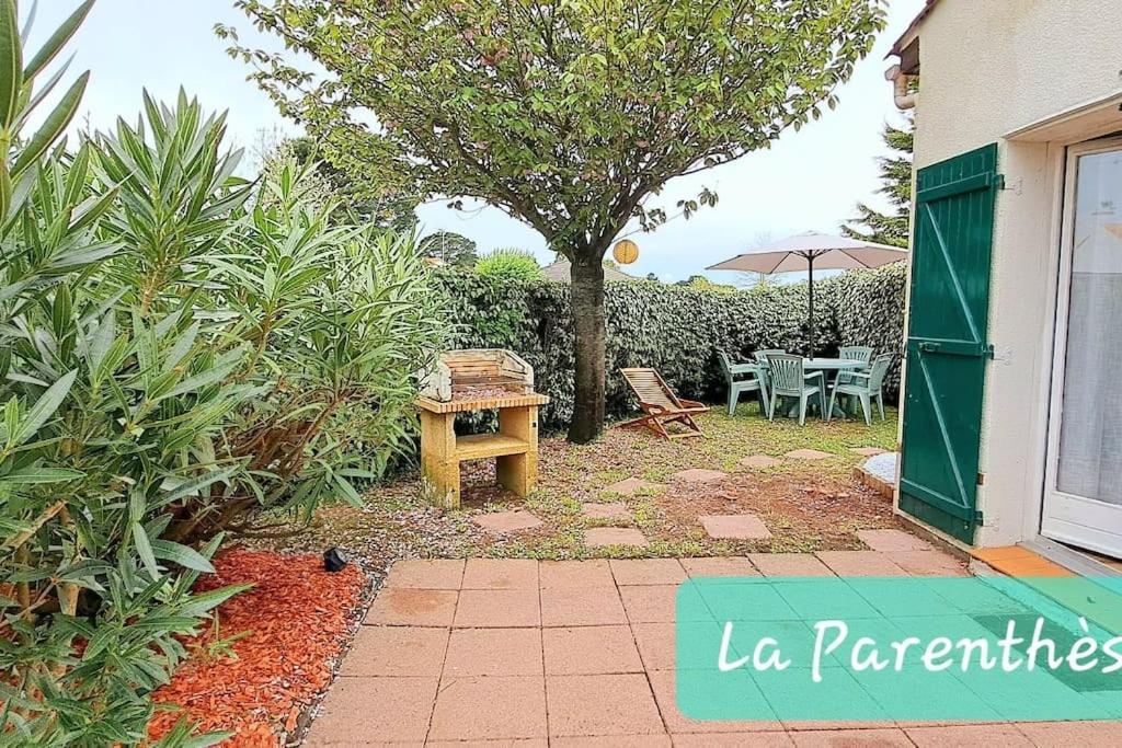 La Parenthese Villa Pornic Bagian luar foto