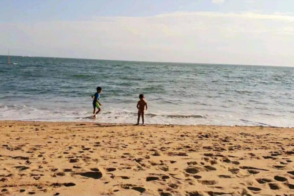 La Parenthese Villa Pornic Bagian luar foto